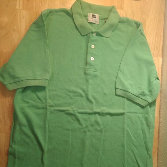 Vintage GAP World Classics Polo Shirt Teal - Picture 2 of 8